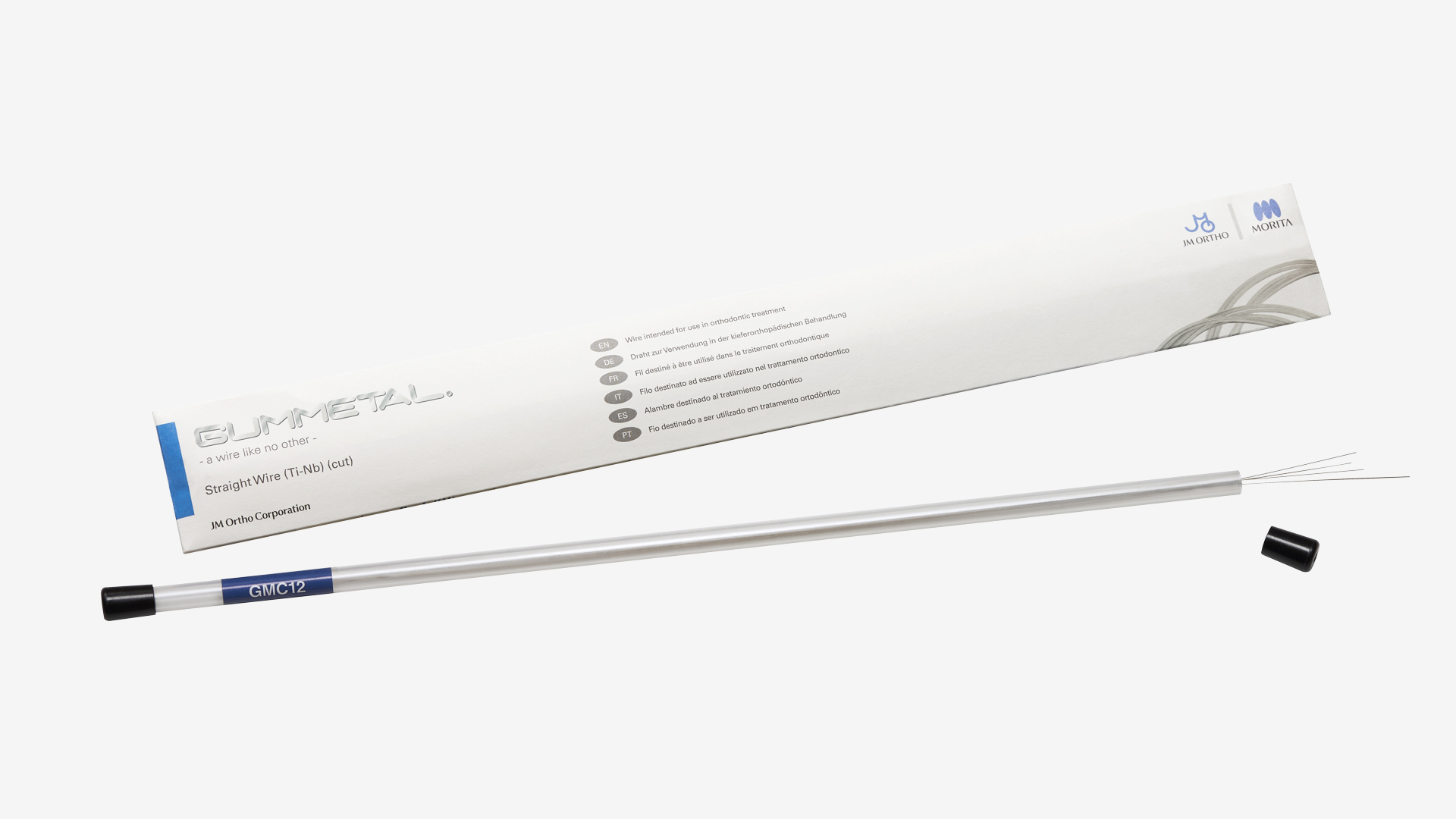 GUMMETAL KFO-Draht gerade (5 Stk./Pck)